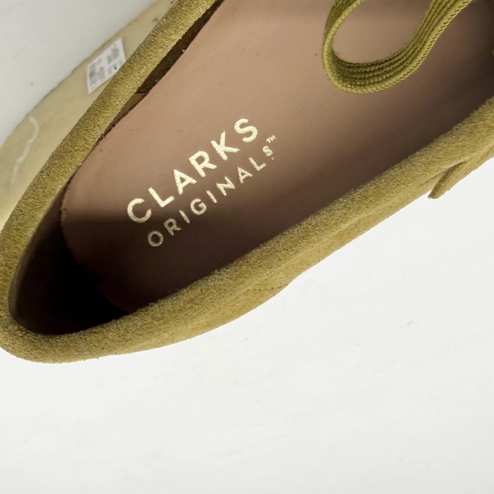 Clarks Originals Green Wallabee Derbys Suede Loafer Size 9.5 Boho Classic NEW - Picture 7 of 12